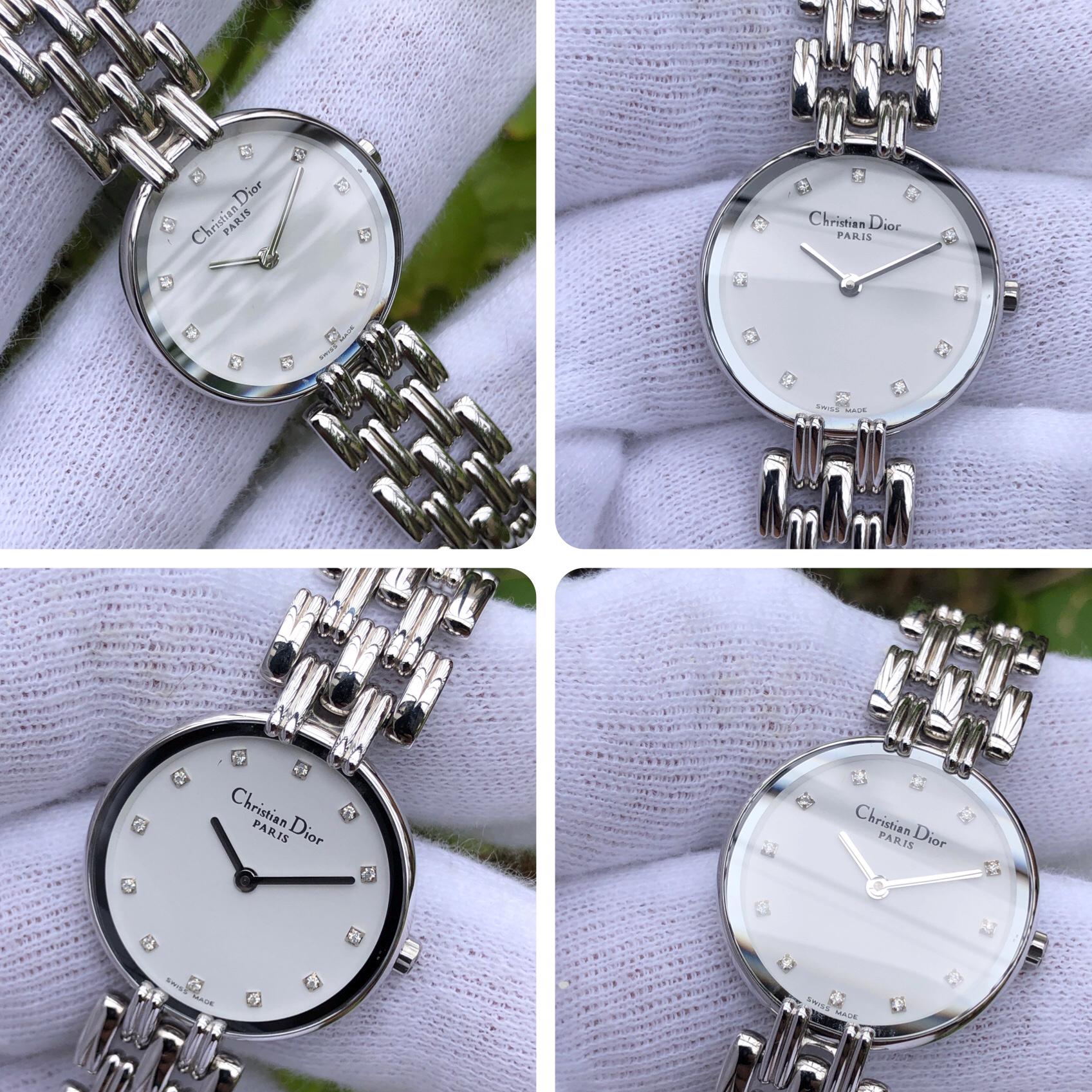 Reserved RARE Vintage Christian Dior Bagheera D44-120 Silver Tone