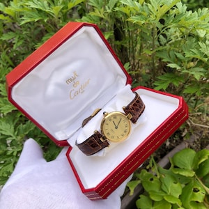 Vintage Cartier 1851 Must de Cartier Vendôme Watch – 24mm Gold Vermeil, Champagne Dial, Quartz,  Box & Papers – Women's Luxury Watch