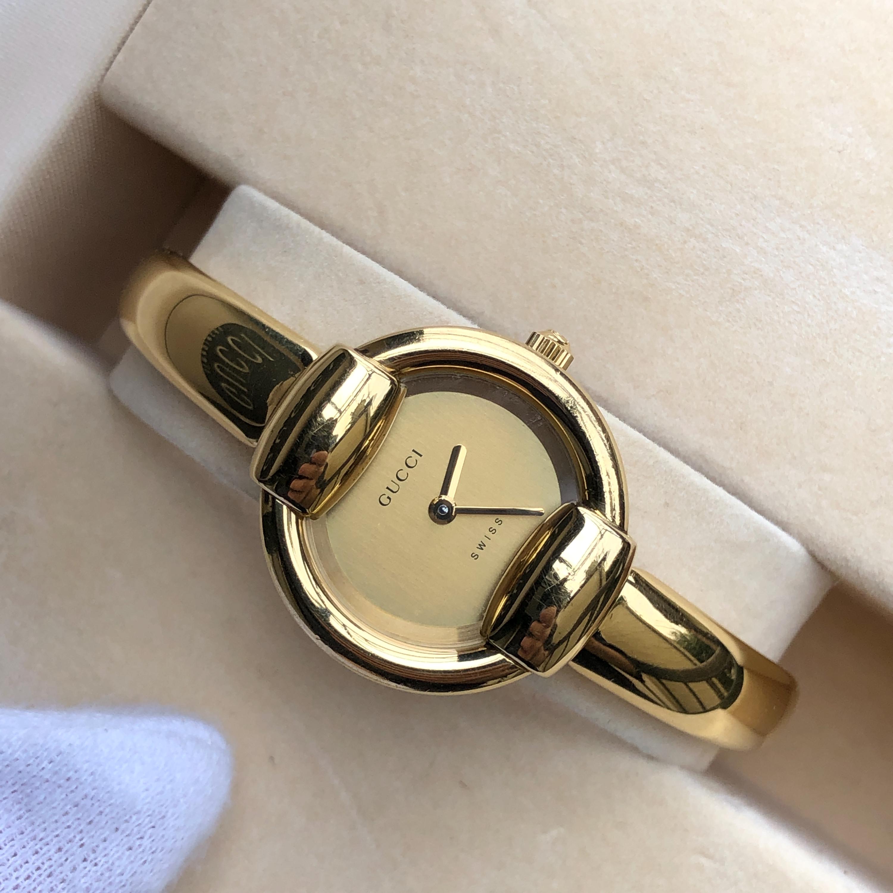 USED GUCCI グッチ 1400L ゴールド色 GUCCI 1400L Gold Watch | eBay