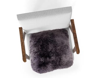 Australian Merino Sheepskin Chair Pad: Cozy Seat Mat (50x50cm)