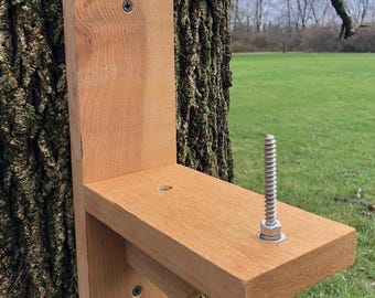 Squirrel Corn Feeder - Cedar Construction