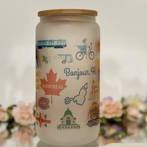 Montreal Glass Tumbler - Hockey, Soccer, Food