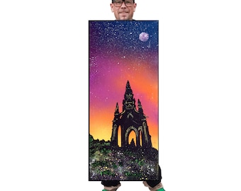 Edinburgh Scott Monument Art Prints, Scotland - Print Range Of My Contemporary Scottish cityscape / landscape Painting - Made In Scotland