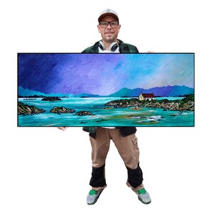 Isle Of Barra Croft - Art Prints, Canvas Prints & Wall art from an original Scottish Painting - Made In Scotland