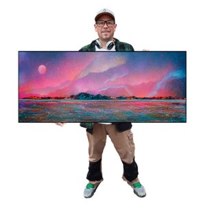 Skye Prints, Autumn Glow - Art Prints of my original Scottish Landscape Painting - canvas - giclee - block - Art Made In Scotland