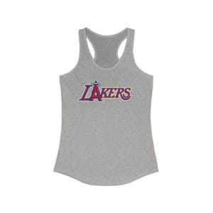 LAKERS ANAHEIM ANGELS Logo Damen Ideal Racerback Tank
