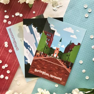 Burlington Vermont - Postales de arte