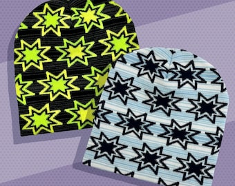 Starburst Acrylic Beanie - Made in the USA