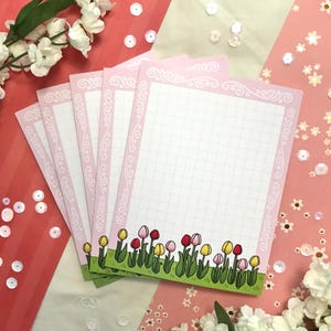 Tulip Notizblock mit 25 Seiten