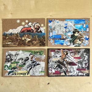 Collages L'Attaque des Titans - 4 x 6 (plusieurs modèles)