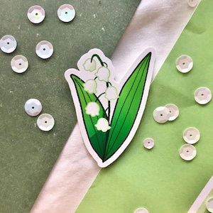 Sticker imperméable muguet