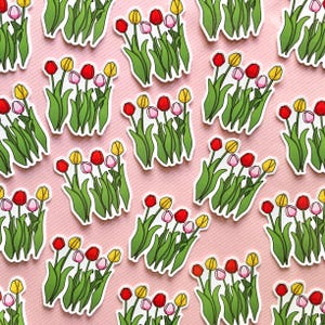 Tulip Wasserdichter Aufkleber