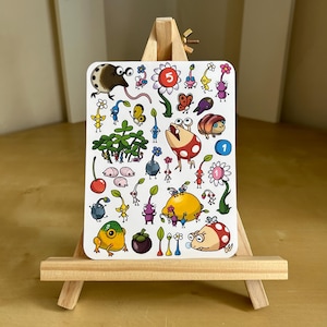 Feuille d'autocollants Nintendo Pikmin