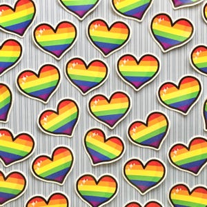 Pride Herz Wasserdichter Aufkleber