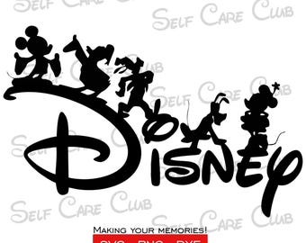 Mickey & Friends Cut File | SVG PNG DXF (Digital Download)