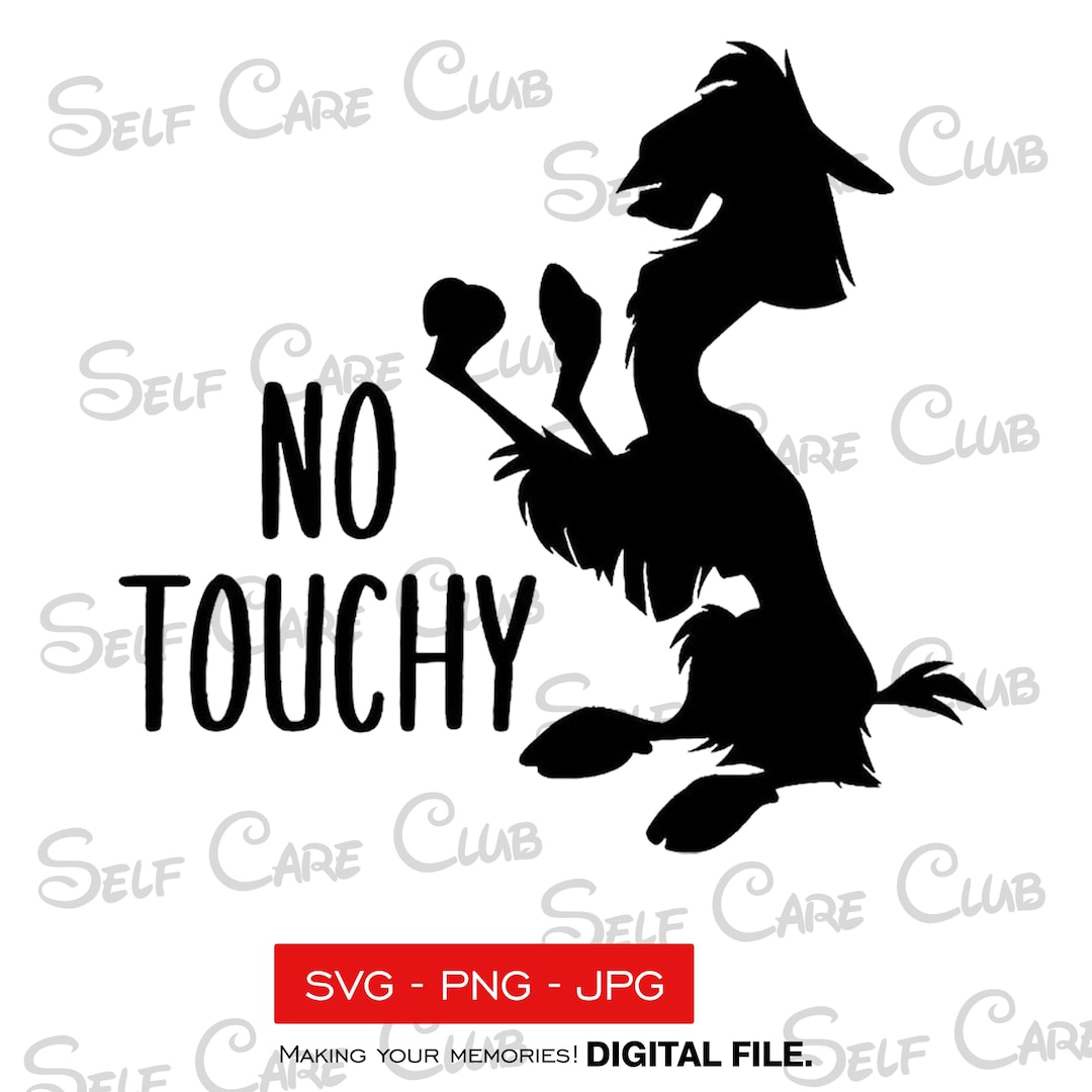 Kuzco No Touchy the Emperor's New Groove Digital Download Funny Llama ...