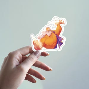 Zeus Vinyl Sticker | Disney Hercules | Good for Tumbler, Laptops, Notebooks, and More - Based on the Lorcana card