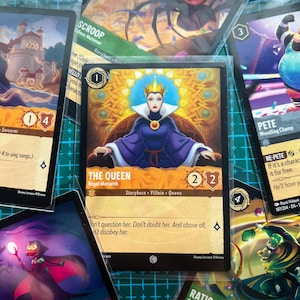 Disney Lorcana Villain Card Pack – Set of 6 Authentic Lorcana TCG Villain Cards