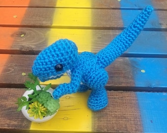 Dinosaur Amigurumi Pattern PDF - Raptor - PATTERN ONLY - English - Amigurumi Toy - Mini Crochet Dino - Velociraptor - Crochet Dinosaur