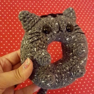 Donut Cat Amigurumi Pattern - Kawaii Cat Lady - PDF - Instant Download