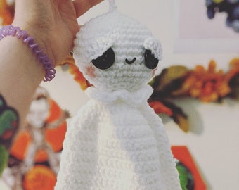 Halloween Geist Amigurumi Häkelanleitung PDF - Spukhaus - Halloween Dekoration - Englisch PDF Häkeln - Süßes oder Saures - Instant Download