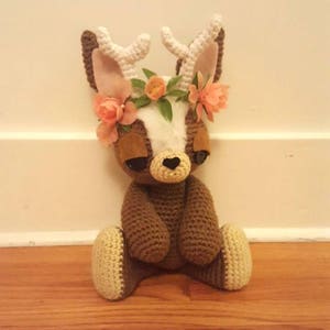 Jackalope Amigurumi Pattern - Cryptozoology - Rabbit - PDF - Instant Download