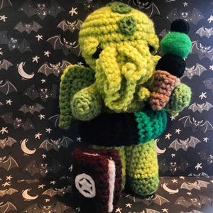 Cthulhu Amigurumi Pattern PDF - Halloween - Lovecraftian - Cute-Thulhu - Elder Ones - Instant Download