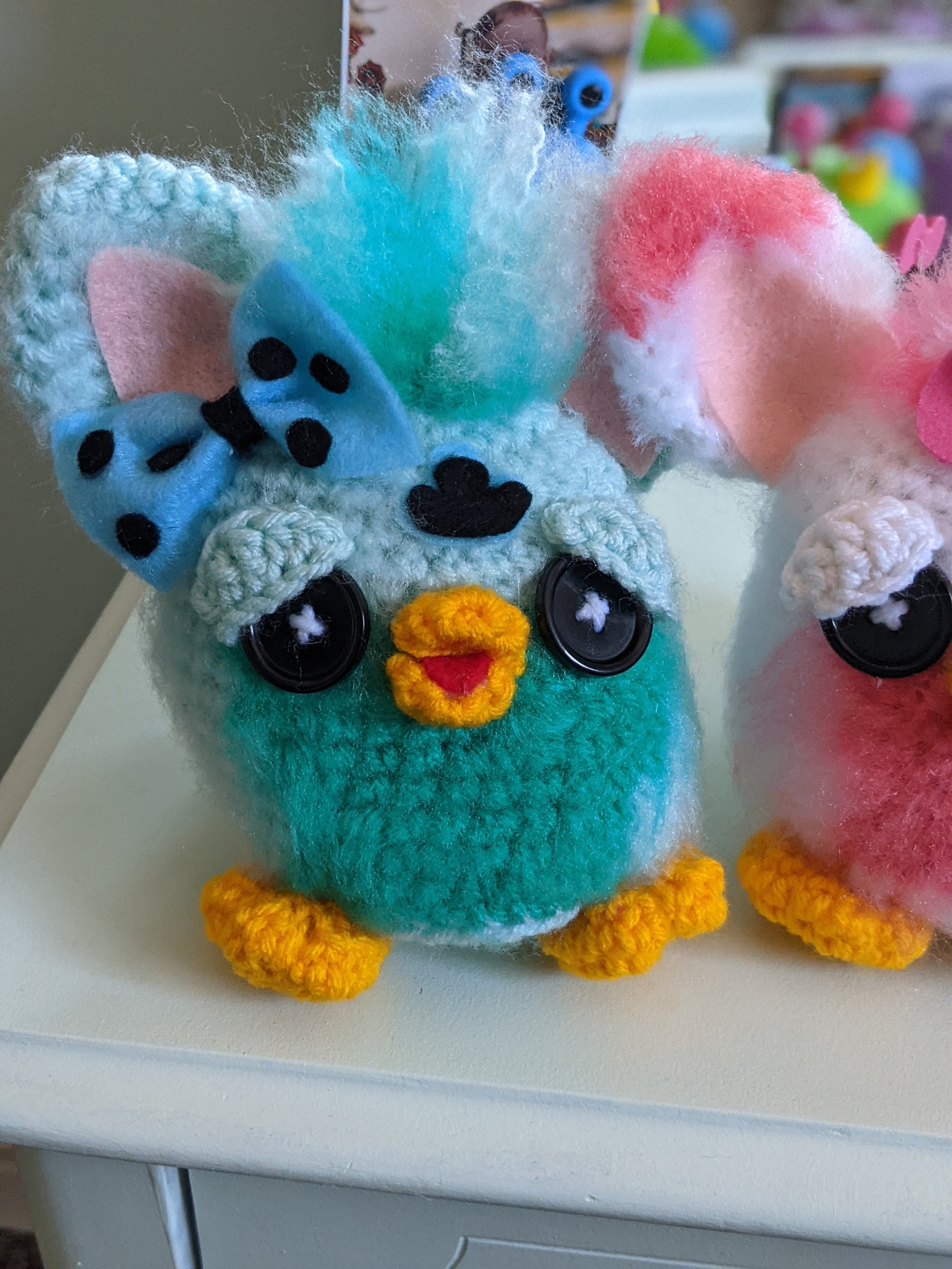 Retro Amigurumi Pattern PDF Furby Instant Download Etsy