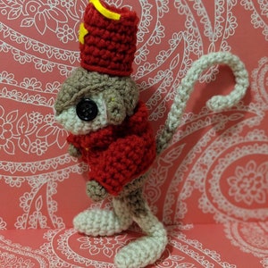 Circus Mouse Amigurumi Pattern PDF Creepy Cute Other Mother Instant Download Button Eyes Crochet Pattern image 3