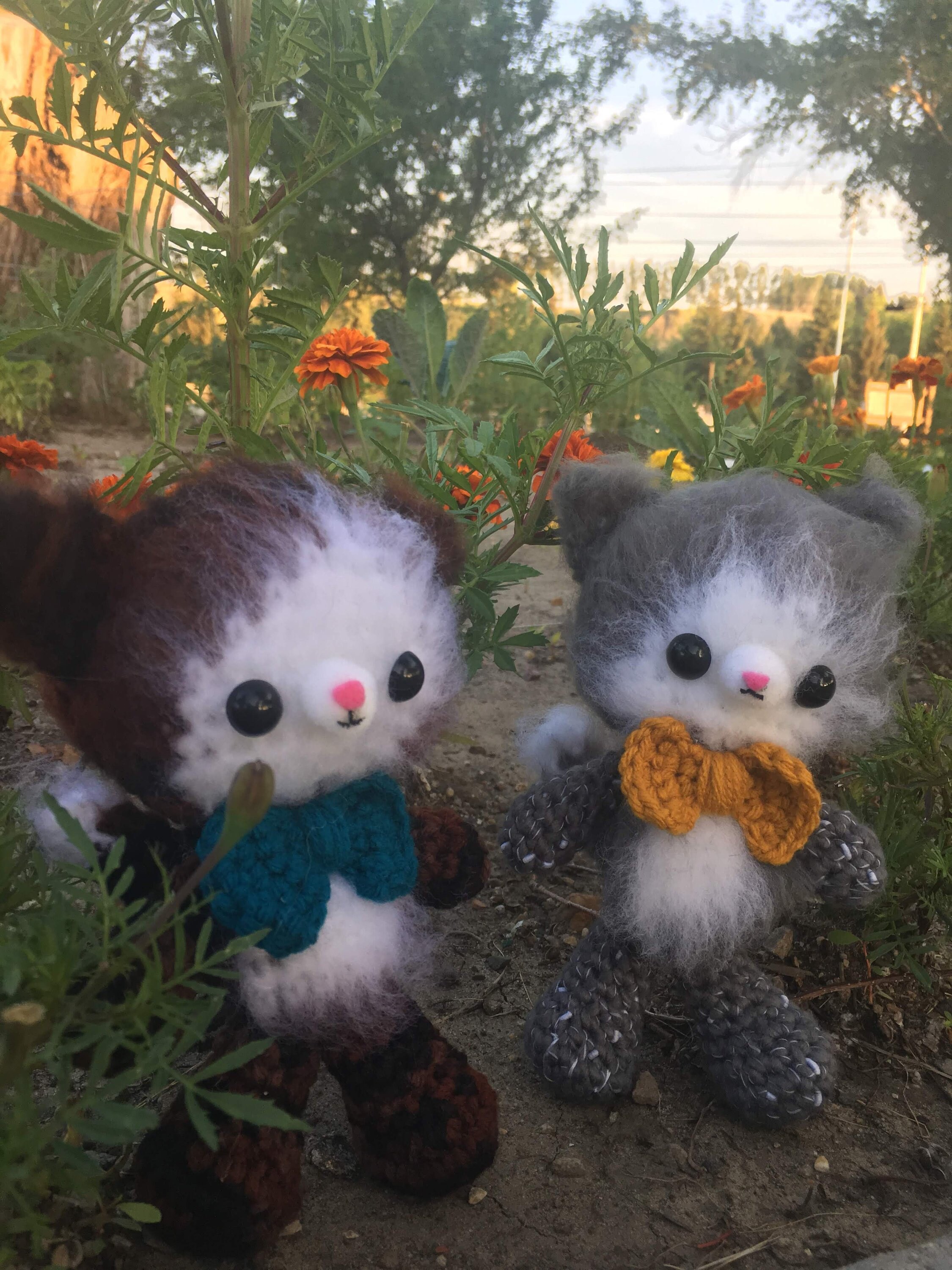 Fuzzy Kitty Amigurumi Pattern - Kawaii Cat Lady - Gentleman - PDF ...