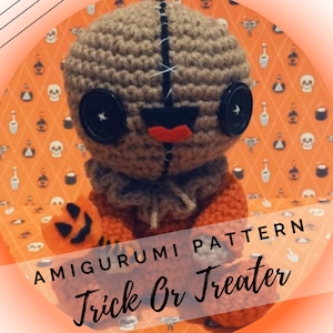 Horror Amigurumi Pattern PDF - Trick Or Treat - Sam - Halloween - Slasher - Horror - Horror Movie - Doll - Creepy Cute - Instant Download