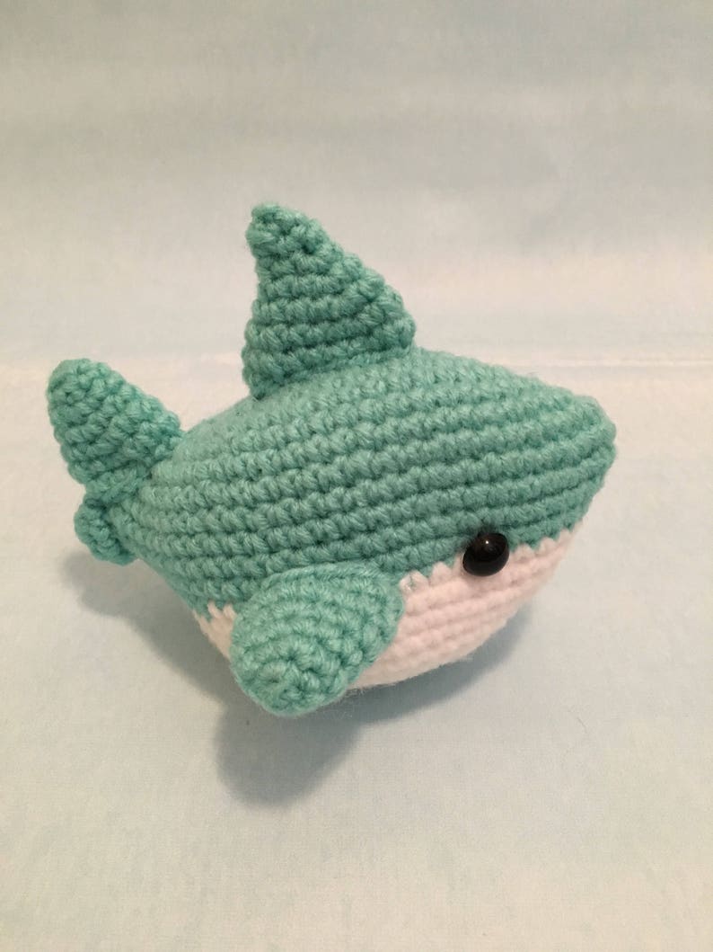 Shark Amigurumi Pattern PDF Megalodon Great White Shark Week Instant Download image 8