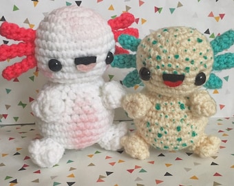 Axolotl Amigurumi Pattern PDF - Amphibian - Salamander - Kawaii -  Instant Download