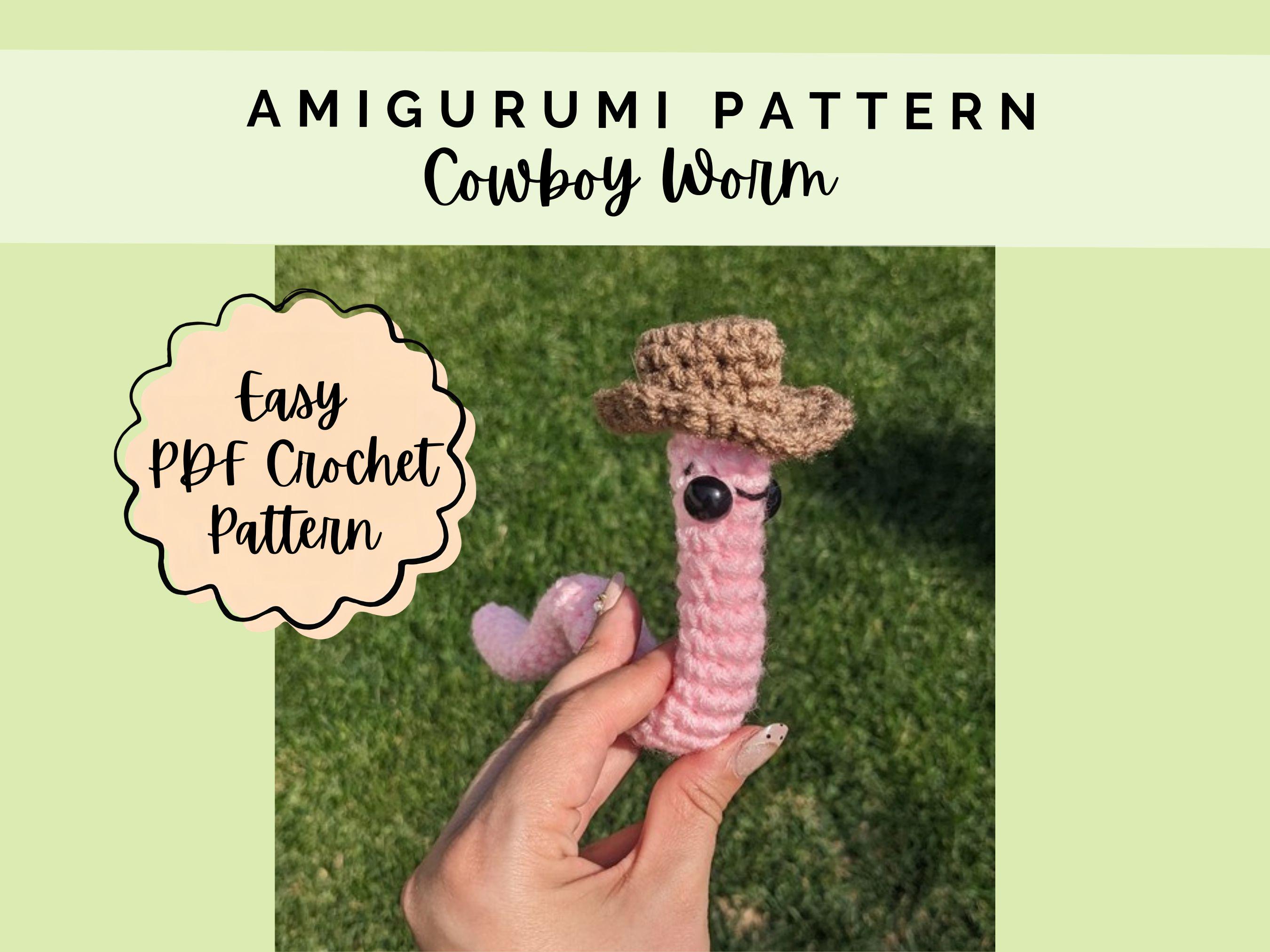 Cowboy Worm Crochet