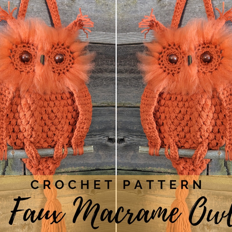 Owl 70s Wall Hanging - Etsy UK