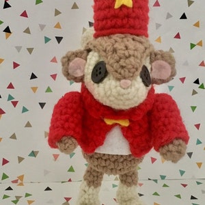 Circus Mouse Amigurumi Pattern PDF Creepy Cute Other Mother Instant Download Button Eyes Crochet Pattern image 4