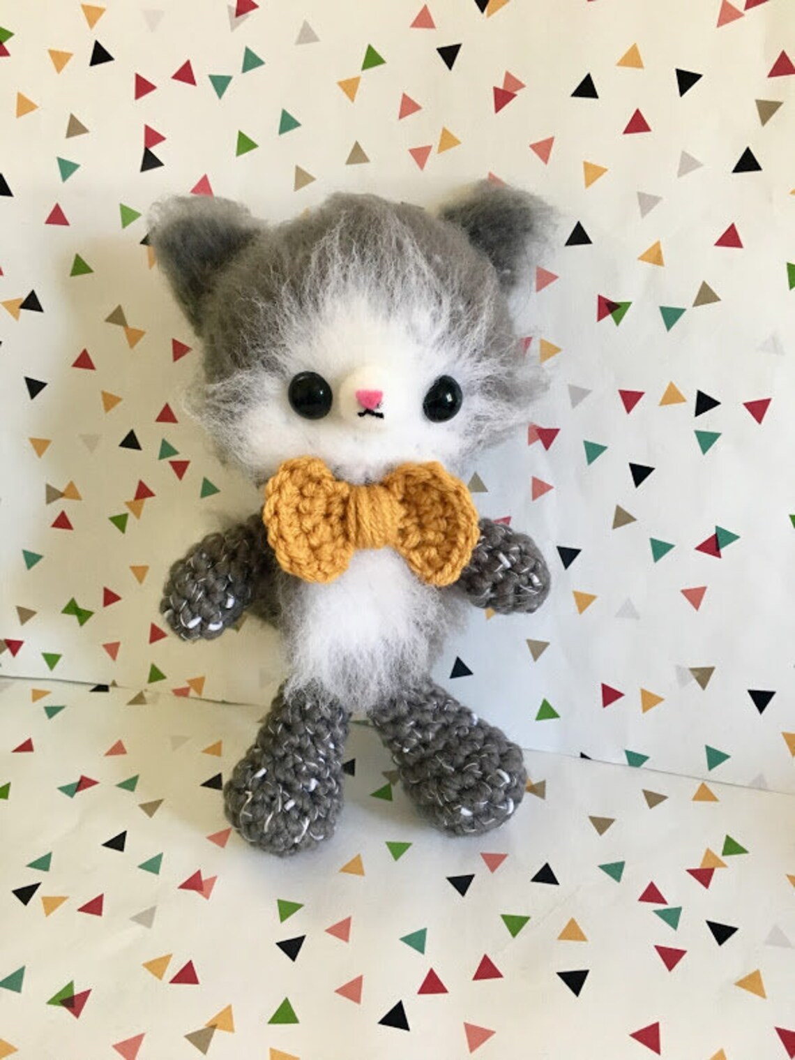 Fuzzy Kitty Amigurumi Pattern - Kawaii Cat Lady - Gentleman - PDF ...