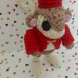 Circus Mouse Amigurumi Pattern PDF Creepy Cute Other Mother Instant Download Button Eyes Crochet Pattern image 5