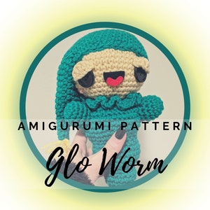 Retro Amigurumi Pattern PDF - Glow Worm - Instant Download - Throwback Toy - Vintage Toy - Crochet - 80's Kid - Crochet Pattern - DIY