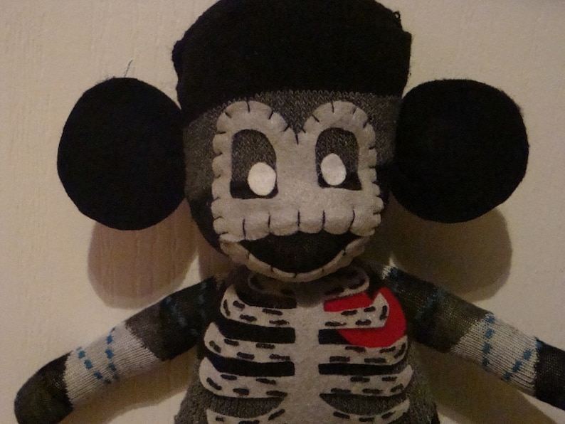 Skeleton Sock Monkey Sewing Pattern: Zombie, DIY Craft (PDF Pattern) image 4