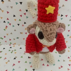 Circus Mouse Amigurumi Pattern PDF Creepy Cute Other Mother Instant Download Button Eyes Crochet Pattern image 7