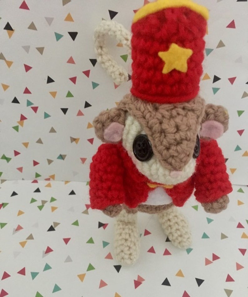 Circus Mouse Amigurumi Pattern PDF Creepy Cute Other Mother Instant Download Button Eyes Crochet Pattern image 7