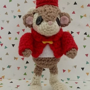 Circus Mouse Amigurumi Pattern PDF Creepy Cute Other Mother Instant Download Button Eyes Crochet Pattern image 8