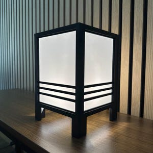 Moody Table Lamp, Asian Style Lamp