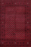 Handmade Mowri Gul Wool Rug: Large Afghan Area Rug (6.56x9.84ft) product logo