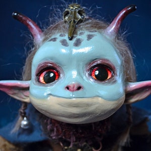 Art Dolls, Art Doll Creature, Goblin Doll, Magical Creatures, Monster