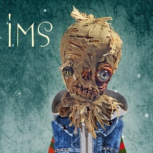 Sofortiger Download Vogelscheuche Papierpuppe - Gelenkige, druckbare Horror Puppe, gruselig süßes Monster, Halloween Dekor, seltsames Kunst Spielzeug