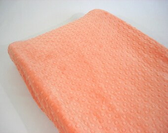 peach changing pad cover