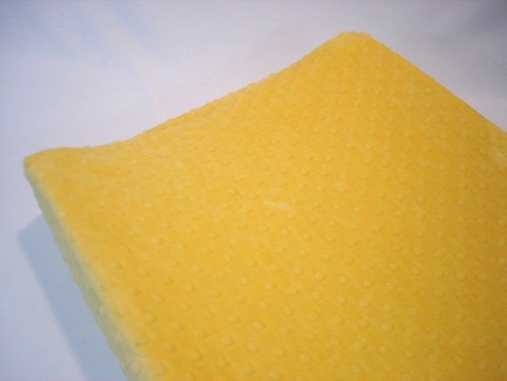 yellow changing pad cover