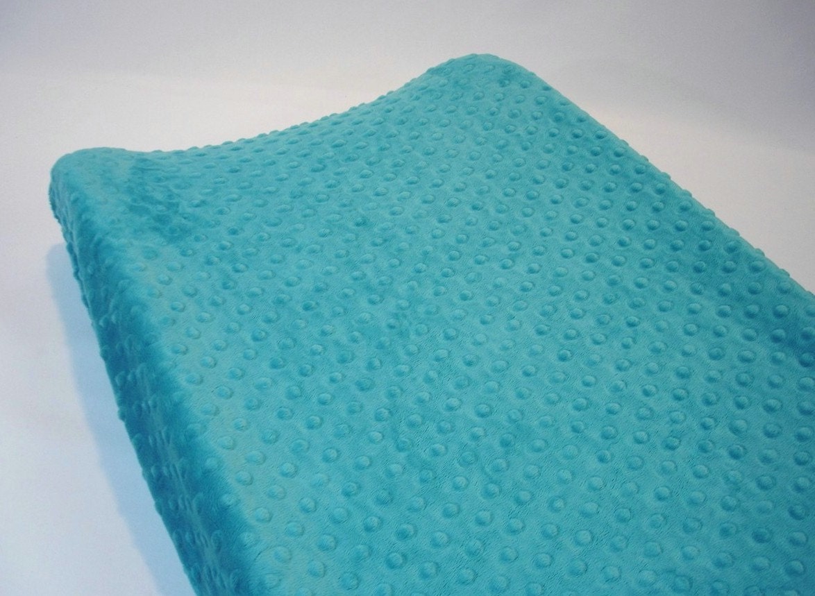 Changing Pad Cover Azure Teal Blue Etsy